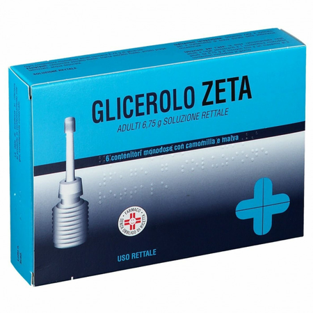 GLICEROLO (ZETA FARMACEUTICI)*AD 6 contenitori monodose 6,75 g soluz rett con camomilla e malva image not present