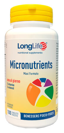 LONGLIFE MICRONUTRIENTS 100 TAVOLETTE image not present