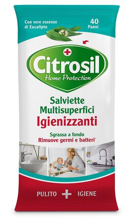 CITROSIL SALVIETTE IGIENIZZANTI EUCALIPTO 40 PEZZI image not present