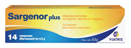 SARGENOR PLUS 14 COMPRESSE EFFERVESCENTI image not present