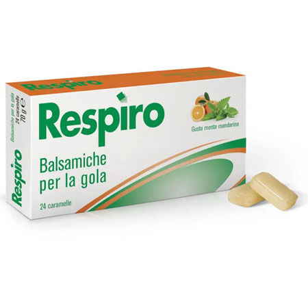 PUMILENE RESPIRO CARAMELLE PER LA GOLA MENTA MANDARINO 70 G image not present