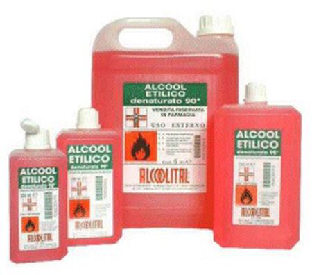ALCOOL ETILICO DENATURATO 90% 500 ML image not present