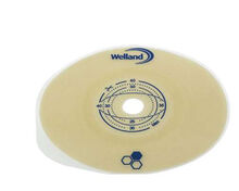 PLACCA PIANA RITAGLIABILE AURUM2 URO PER UROSTOMIA DIAMETRO 13-40 MM FLANGIA 45 MM 5 PEZZI