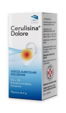 CERULISINA DOLORE*gocce auricolari 6 g 5% + 1% CERULISINA DOLORE*gocce auricolari 6 g 5% + 1%