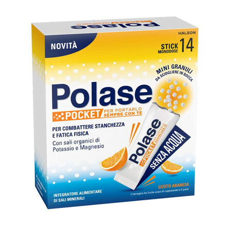 Polase Pocket  Integratore di Potassio e Magnesio - 14 buste orosolubili image not present