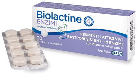 BIOLACTINE ENZIMI 20 COMPRESSE NUOVA FORMULA image not present