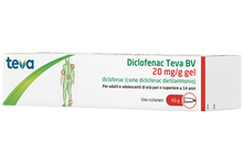 DICLOFENAC (TEVA B.V.)*gel derm 60 g 20 mg/g