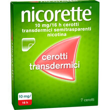 NICORETTE*7 cerotti transd 10 mg/16 ore