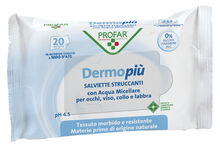 DERMO PIU' SALVIETTINE STRUCCANTI 20 PEZZI PROFAR