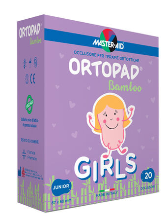 CEROTTO OCULARE PER ORTOTTICA ORTOPAD GIRLS M 5,4X7,6 20 PEZZI image not present