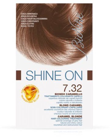 BIONIKE SHINE ON TRATTAMENTO COLORANTE CAPELLI BIONDO CARAMELLO 7.32 image not present