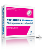 TACHIPIRINA FLASHTAB*16 cpr orodispers 500 mg TACHIPIRINA FLASHTAB*16 cpr orodispers 500 mg