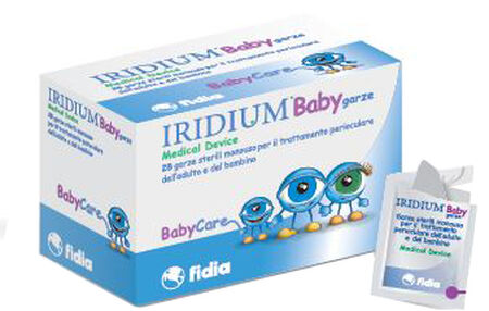 GARZA OCULARE MEDICATA IRIDIUM BABY 28 PEZZI image not present