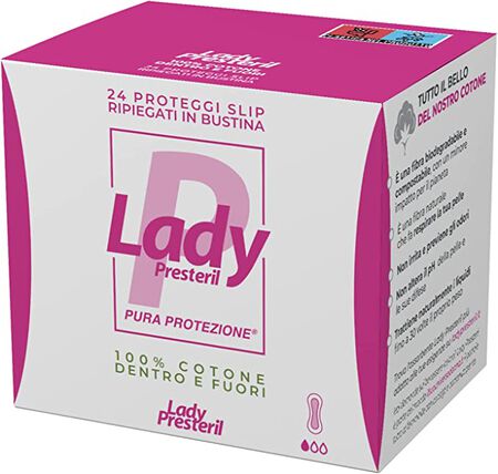 LADY PRESTERIL PROTEGGI SLIP RIPIEGATI BIODEGRADABILI 24 PEZZI image not present
