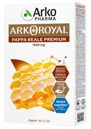 ARKOROYAL PAPPA REALE 1500MG SENZA ZUCCHERO 10 FLACONCINI DA 15 ML image not present
