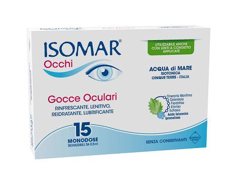 ISOMAR OCCHI GOCCE OCULARI ALL'ACIDO IALURONICO 0,20% 15 FLACONCINI image not present