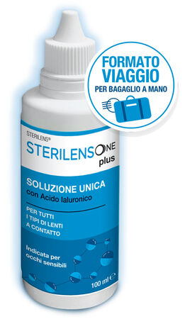 SOLUZIONE UNICA STERILENS ONE PLUS CON ACIDO IALURONICO 100 ML image not present