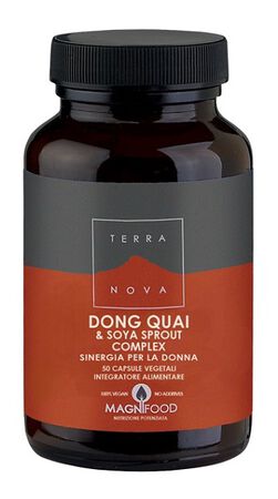 TERRANOVA DONG QUAI & SOYA SPROUT COMPLEX SINERGIA PER LA DONNA 50 CAPSULE VEGETALI image not present