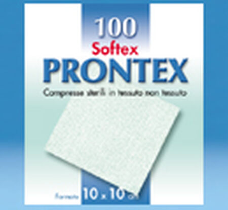 GARZA IN TESSUTO NON TESSUTO PRONTEX SOFT 10X10CM 100 PEZZI image not present