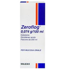 ZEROFLOG*collutorio 200 ml 0,074 g/100 ml