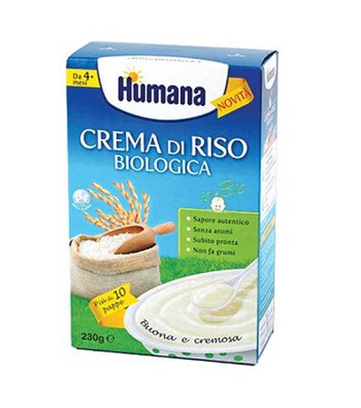HUMANA CREMA DI RISO BIOLOGICO 230 G image not present