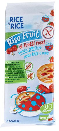 RICE&RICE RISO FRUIT FRUTTI ROSSI 6 X 33 G SENZA UOVA image not present