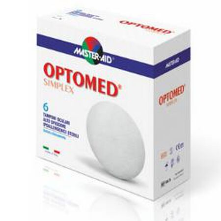 TAMPONE OCULARE MASTER-AID OPTOMED SIMPLEX 6 PEZZI image not present