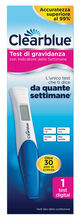 TEST DI GRAVIDANZA CLEARBLUE CON INDICATORE DELLE SETTIMANE 1 PEZZO