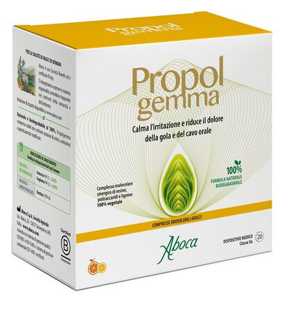 PROPOLGEMMA 20 COMPRESSE OROSOLUBILI ADULTI 1,50 G image not present