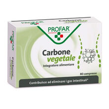 PROFAR CARBONE VEGETALE 80 COMPRESSE