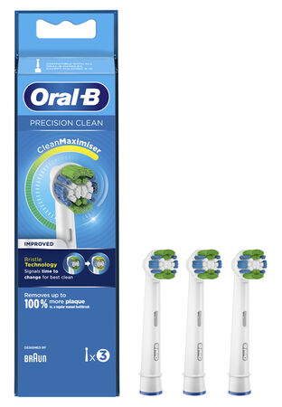 ORALB PRECISION CLEAN EB20 TESTINA PER SPAZZOLINO ELETTRICO 3 PEZZI image not present