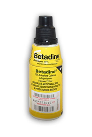 BETADINE*soluz cutanea 125 ml 10% image not present