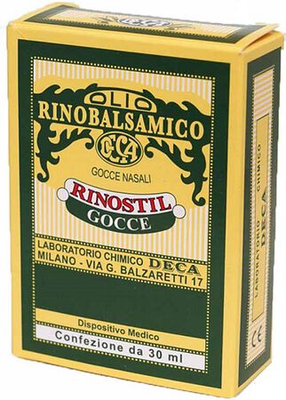 RINOSTIL GOCCE NASALI FLACONE 30ML OLIO RINOBALSAMICO PER LAPROTEZIONE DELLA MUCOSA NASALE E LA PULIZIA DELLE FOSSE NASALI image not present