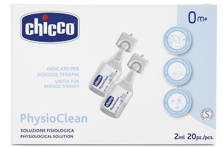 SOLUZIONE FISIOLOGICA PER AEROSOL CHICCO PHYSIOCLEAN 20 X 2 ML image not present