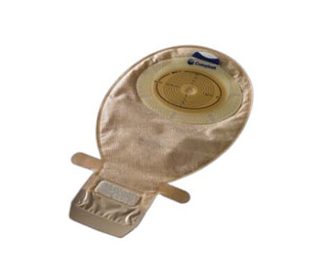 SACCA PER ILEOSTOMIA CON HIDE/AWAY APERTA RICOPERTA IN TESSUTO NON TESSUTO RITAGLIABILE CON VELCRO 10/66MM MISURA MIDI 420ML 30 PEZZI image not present
