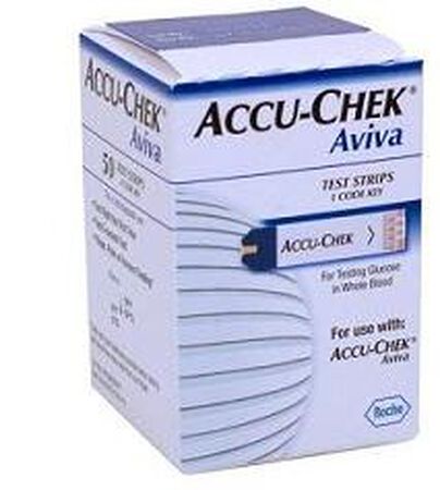 STRISCE MISURAZIONE GLICEMIA ACCU-CHEK AVIVA BRK RETAIL 50 PEZZI image not present