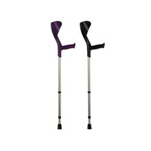 Stampella Canadese canna grigio scuro/impugnatura nera 2 pezzi