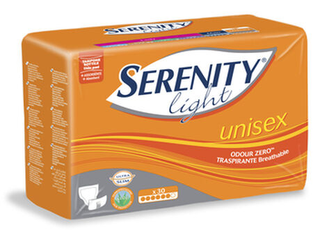 PANNOLONE PER INCONTINENZA SERENITY UNISEX 30 PEZZI image not present