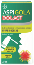 ASPIGOLADOLACT*spray mucosa orale 15 ml 8,75 mg/dose ASPIGOLADOLACT*spray mucosa orale 15 ml 8,75 mg/dose