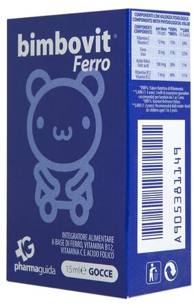 BIMBOVIT FERRO GOCCE 15 ML image not present