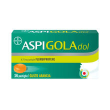 ASPIGOLADOL*16 pastiglie 8,75 mg arancia ASPIGOLADOL*16 pastiglie 8,75 mg arancia