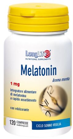 LONGLIFE MELATONIN 1 MG 120 COMPRESSE image not present