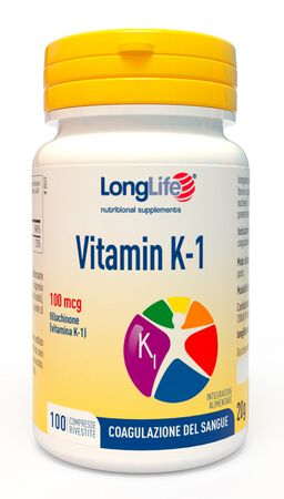 LONGLIFE VITAMIN K 100MCG 100 COMPRESSE image not present