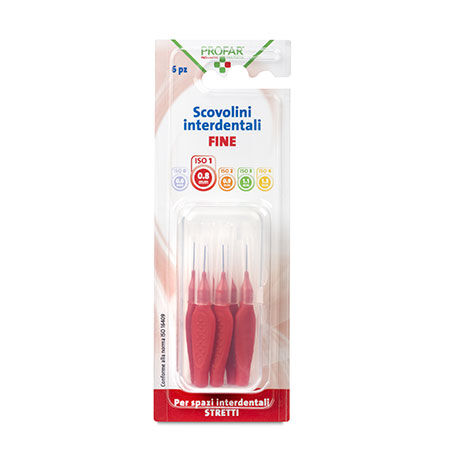 PROFAR SCOVOLINI ROSSO 0,8 6 PEZZI image not present