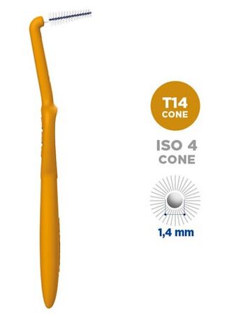 CURASEPT PROXI ANGLE T14 CONE OCRA/DARK GOLD image not present
