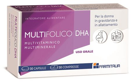 MULTIFOLICO DHA 30 CAPSULE ROSSE + 30 CAPSULE VIOLA image not present