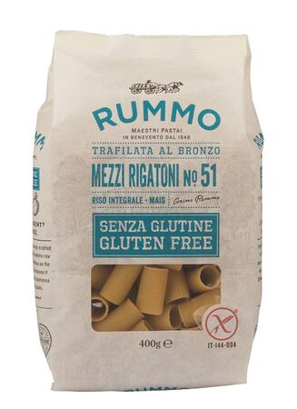 RUMMO MEZZI RIGATONI N51 DI RISO INTEGRALE E MAIS 400 G image not present