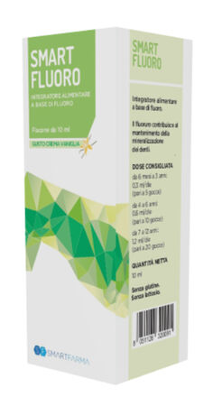 SMART FLUORO GOCCE 10 ML GUSTO CREMA VANIGLIA image not present