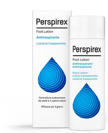 PERSPIREX FOOT LOTION ANTITRASPIRANTE LOZIONE TRASPARENTE SUDORAZIONE E CATTIVO ODORE PIEDI 100 ML image not present