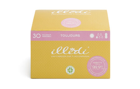 ILLEDI TOUJOURS SALVASLIP ANATOMICI COTONE ORGANIC 30 PEZZI image not present